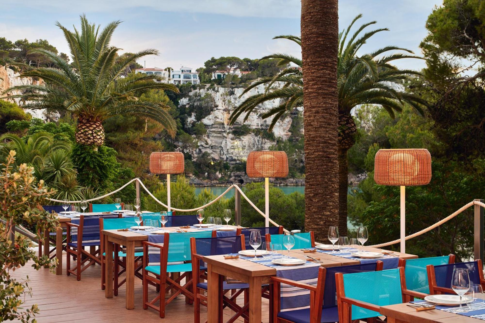 Отель Melia Cala Galdana Кала-Галдана Экстерьер фото Restaurant